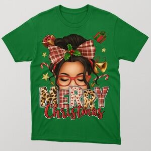 Green Merry Christmas T-Shirt